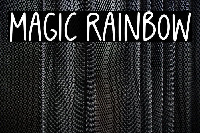 Magic Rainbow Example 2