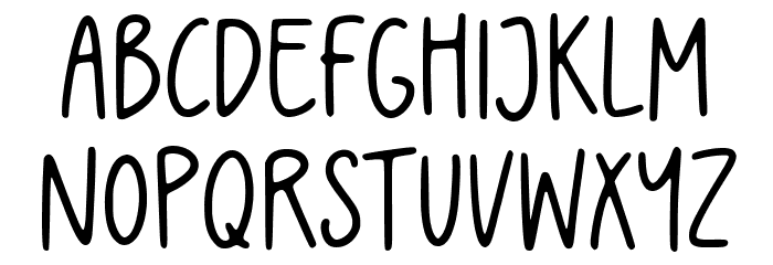 Magic Rainbow Font LOWERCASE