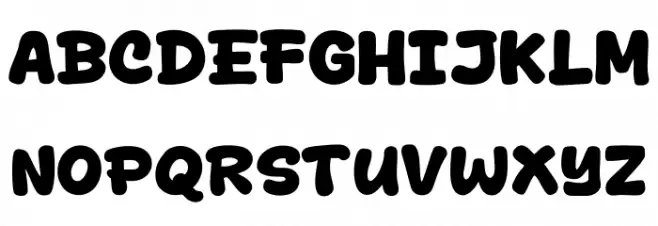 Magic Red Polices MAJUSCULES