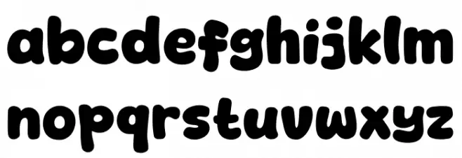 Magic Red Polices MINUSCULES