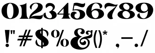 Magic Retro Font OTHER CHARS