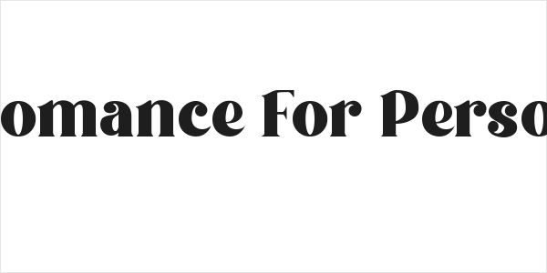 Magic Romance For Personal Use Logo