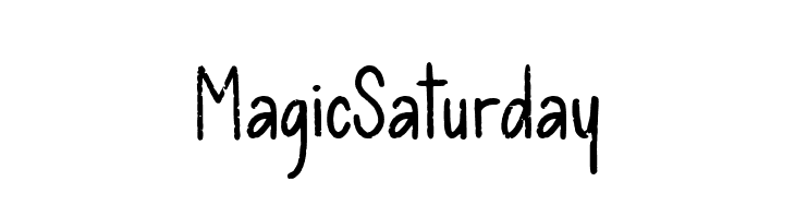 Magic Saturday  Frei Schriftart Herunterladen