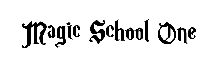 Magic School One Font