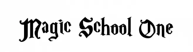 Magic School One  baixar fontes gratis