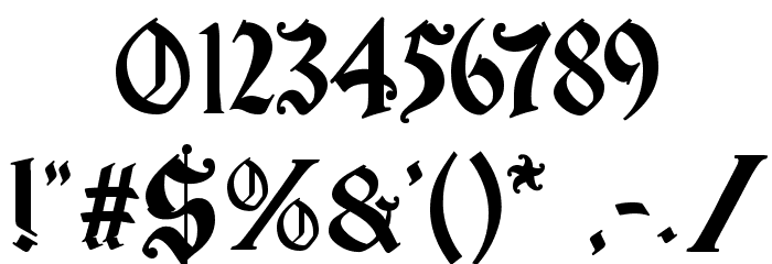 Magic School One Font OTHER CHARS