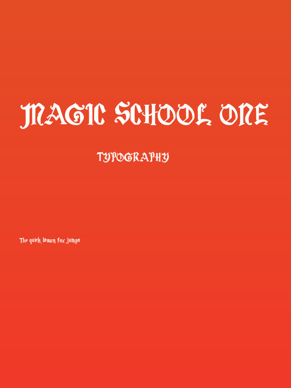 Magic School One Poster