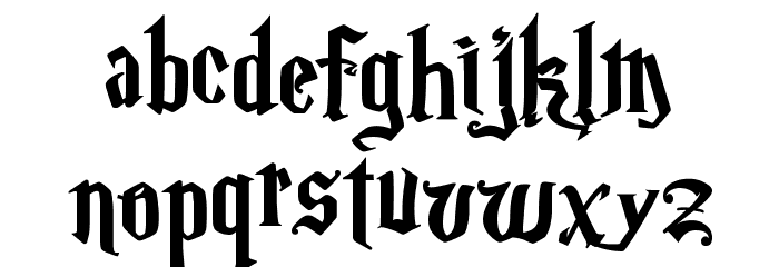 Magic School One Font LOWERCASE