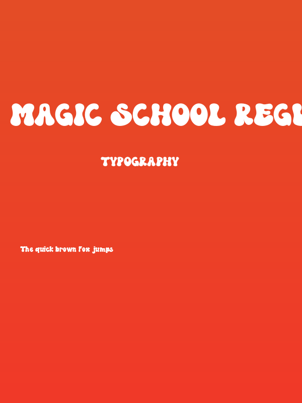 Magic School Regular Poster