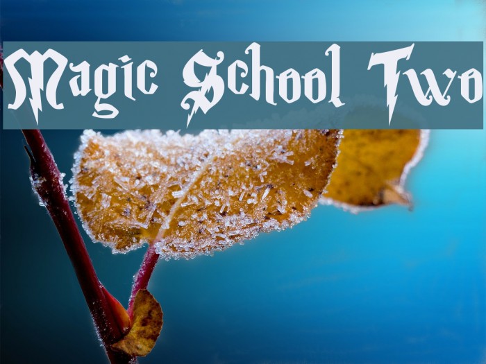 Magic School Two Font examples