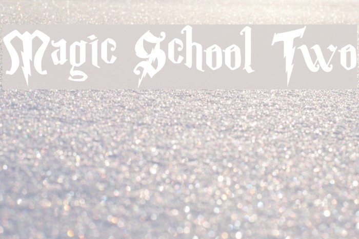 Magic School Two Font examples