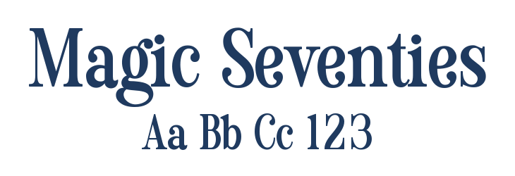 Magic Seventies Font Preview