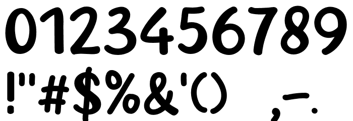 Magic Sky Font OTHER CHARS