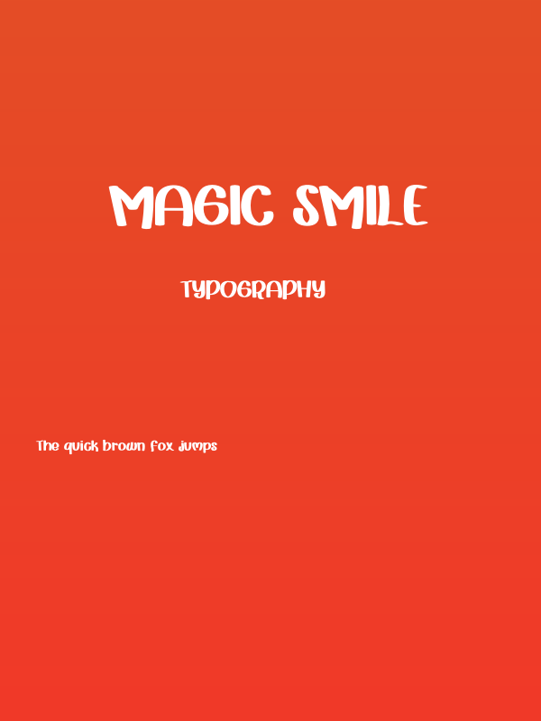 Magic Smile Poster
