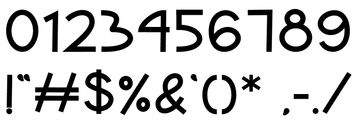 Magic Spark Font OTHER CHARS