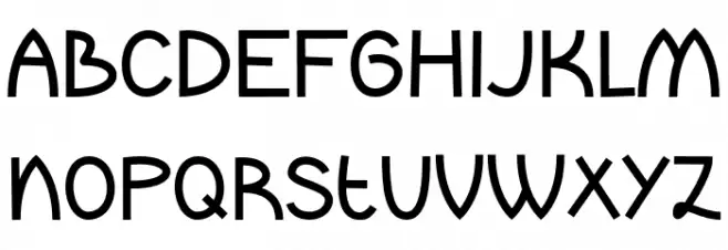 Magic Spark Schriftart Groß