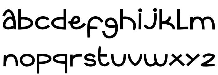 Magic Spark Font LOWERCASE