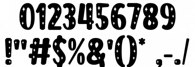 Magic Stary Font OTHER CHARS