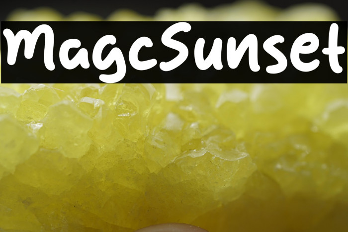 Magic Sunset Example 1