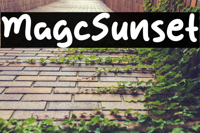 Magic Sunset Example 2