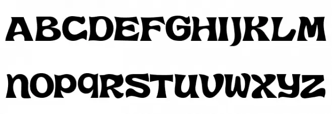 Magic Tribes Font UPPERCASE