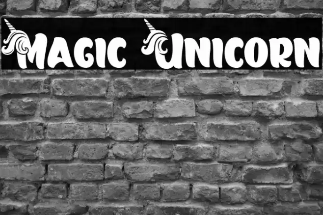 Magic Unicorn Caratteri examples