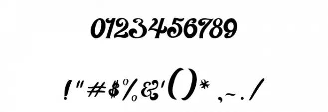 Magic Wand Font OTHER CHARS