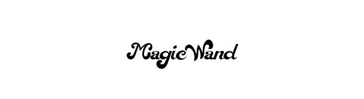 Magic Wand  नि: शुल्क फ़ॉन्ट्स डाउनलोड