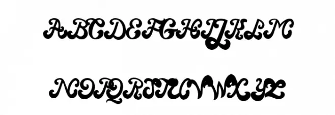 Magic Wand Schriftart Groß