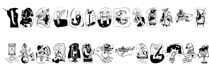 MagicActs Font LOWERCASE