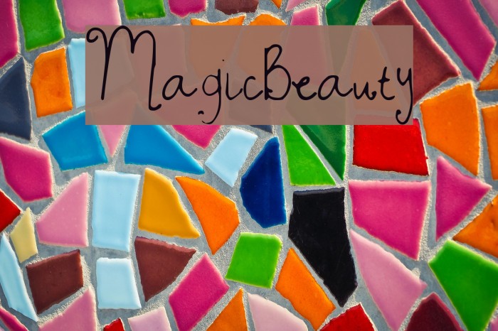 MagicBeauty Font examples