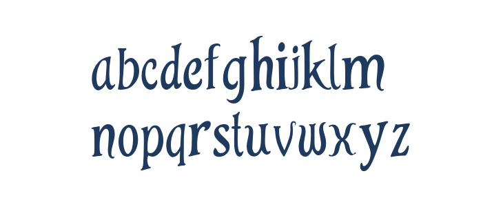 MagicBell-Irregular Lowercase