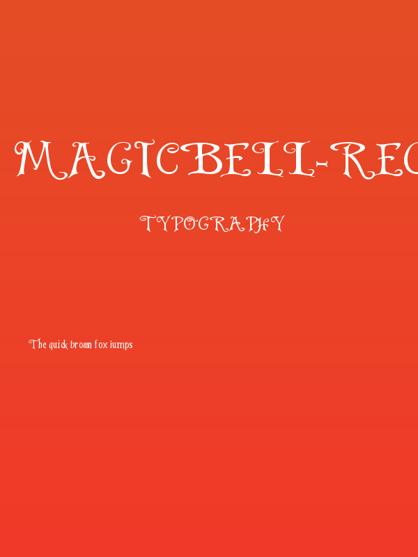 MagicBell-Regular Poster