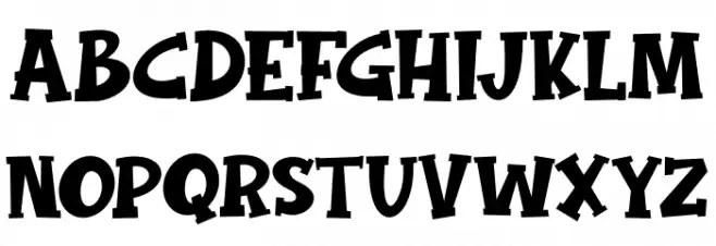 MagicBroom Шрифта ВЕРХНИЙ