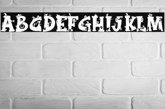 MagicBroomMonogram Font examples