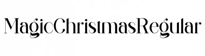MagicChristmasRegular Frei Schriftart Herunterladen