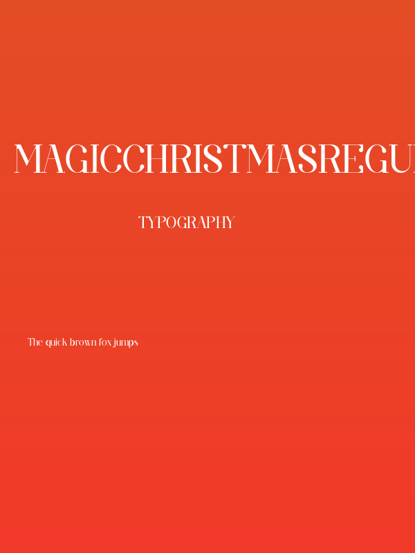 MagicChristmasRegular Poster