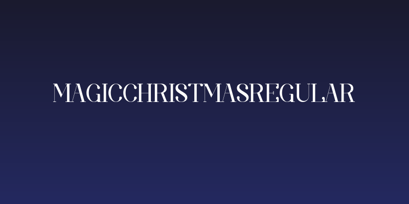 MagicChristmasRegular Social Header