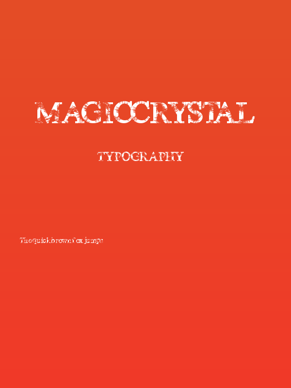 MagicCrystal Poster