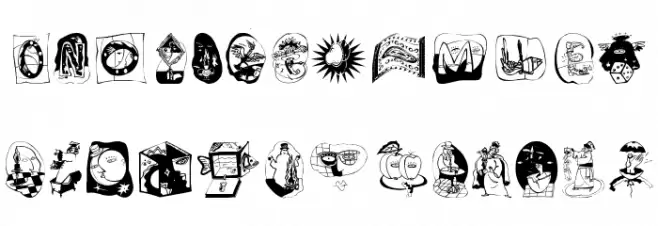 MagicHelloWien 字体 大写