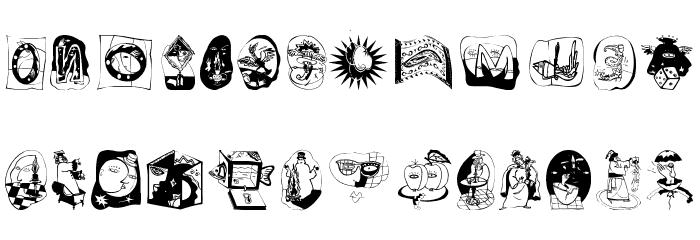 MagicHelloWien Font LOWERCASE