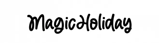 MagicHoliday  baixar fontes gratis
