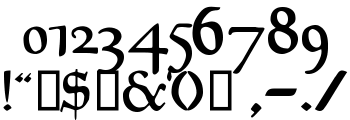 MagicMedieval Font OTHER CHARS