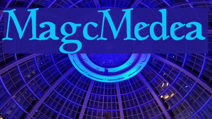 MagicMedieval Font examples