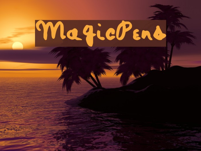 MagicPens Font examples
