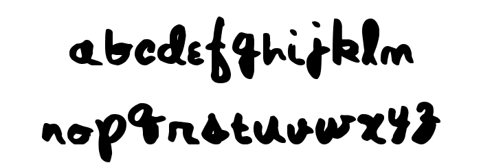 MagicPens Font LOWERCASE