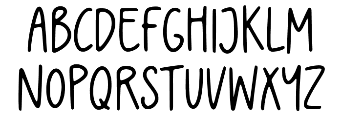MagicRainbow-Regular Font UPPERCASE
