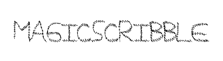MagicScribble Font