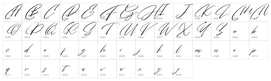 MagicStick FREE Character Map