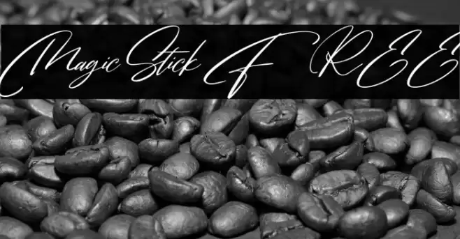 MagicStick FREE Font examples